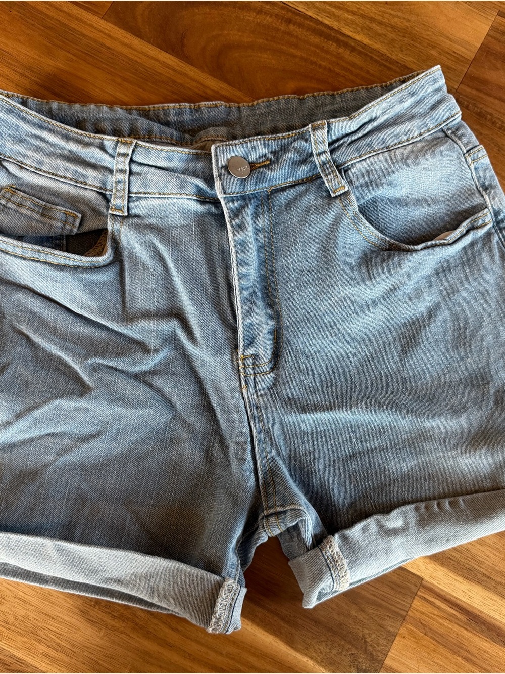 Light Blue Denim Roll-Cuff Women’s Shorts 💥5/$25💥 Bundle!